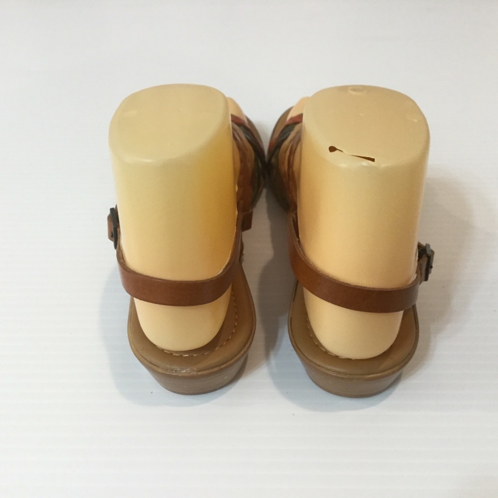 NEW Leather Strappy Sandals LORENZO CHELINI 6 - Picture 6 of 7